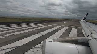 BUZZ Airbus A320 takeoff from AKL -  Air New Zealand (New Zealand Episode 5 of 12)