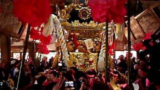 「英賀神社」本宮の拝殿練り「英賀東」播州姫路秋祭り