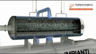 Deaerator 3D animation - Termochimica Impianti