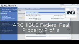 2 Minute Drill  - Federal Real Property Profile