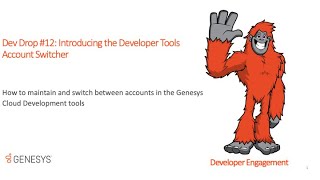 DevDrop 12: Introducing the Developer Tools Account Switcher