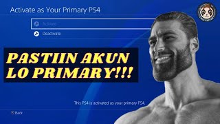 Cara Aktifkan Primary di PS4
