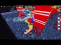 don’t fall into the water… roblox ninja warrior