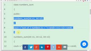 constructor overloading c++ oop in urdu hindi