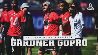 Gardner Minshew Wears GoPro During AFC Practice | 2024 Pro Bowl Games