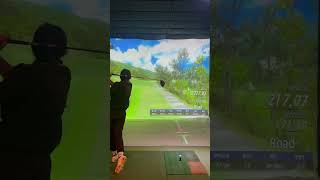 여자 드라이버 260m샷 golf shot