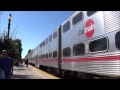 railfanning at burlingame with lots of caltrain action