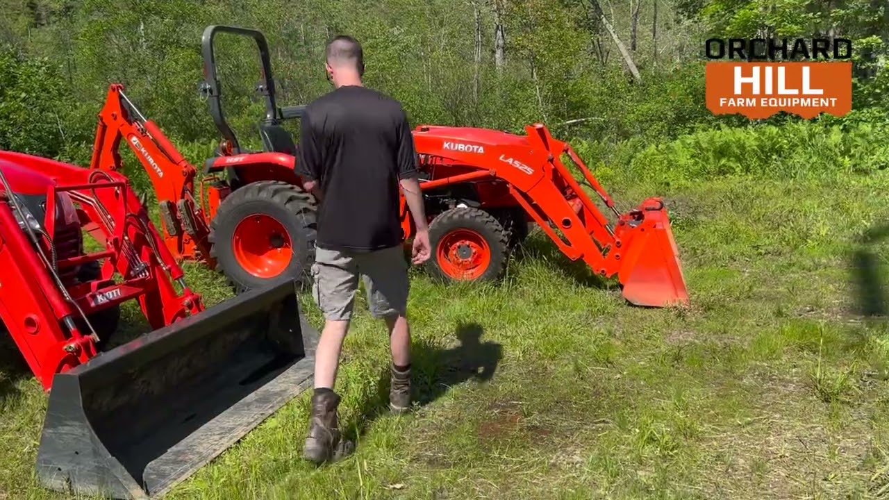 Kioti CK2610 Vs Kubota L2501 HST Tractor Comparison Walkthru - YouTube