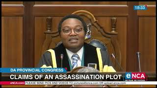 DA provincial congress: Claims of an assassination