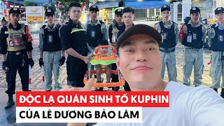 Độc lạ quán sinh tố Kuphin của gia đình Dương Lâm: Chi 100 triệu cho 10 vệ sĩ mỗi tháng