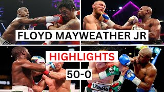 Floyd Mayweather (50-0) Highlights & Knockouts