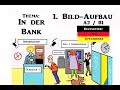 A2 / B1- Prüfung Bildbeschreibung (telc) Teil 1: Bild-Aufbau (In der Bank)