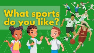 Sandy, Sam, Simon [What sport do you like?]English 1 for beginners | Bitesize Learning | Interactive