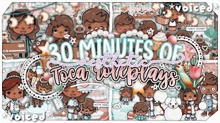 35 minutes of *AESTHETIC* Toca Family Roleplays 🐇🍡⭐️ || *voiced* 🎙|| Toca Boca Life World Roleplay 🌧