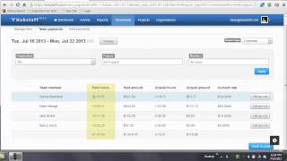 Timesheets, Employee Payments, Pay Rates, and Past Payments