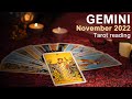 GEMINI NOVEMBER 2022 TAROT READING 