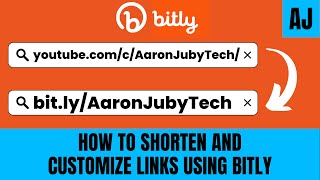 How To Shorten And Customize Links Using Bitly (URL Shortener)