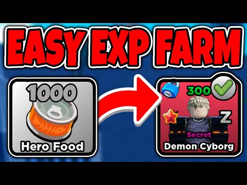 HOW TO GET EASY EXP MAX LVL FIGHTERS... one punch fighters