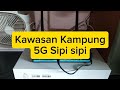 5G Dapat sipi2 dengan antena parabolic-Pemasangan Di ulu kenas perak