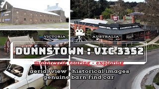 Aerial view - Historic images - Walkabout - Motorcycle adventure : Dunnstown - Victoria Australia