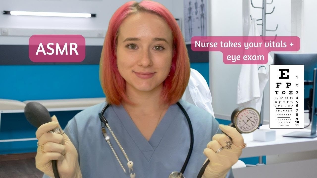 Asmr Nurse Takes Your Vitals Eye Exam рџ вђќвљ пёџ Youtube