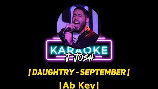 Daughtry - September I Karaoke (Ab Key)