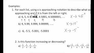 6.2i The Graphs of  Rational functions