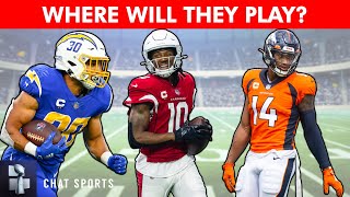 NFL Trade Rumors: Predicting Where DeAndre Hopkins, Austin Ekeler, Courtland Sutton Play In 2023