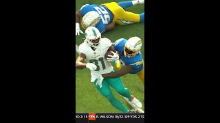 Derwin James with a Tackle For Loss vs. Miami Dolphins