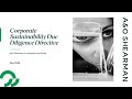 ecoDa / A&O Shearman: Corporate Sustainability Due Diligence Webinar