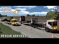 Rescuing car and truck after an accident | Map Dabrowka | Farming Simulator 19 | Episode 6