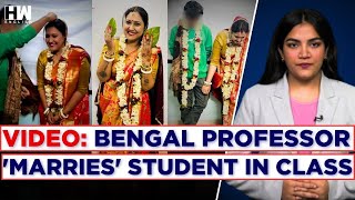 Viral Video Shows Bengal Professor 'Marrying' 1st Year Student In Class, University Orders Probe