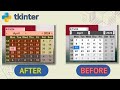 A Custom Date Picker with Python Tkitner