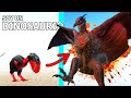 LA HISTORIA DEL PEQUEÑO DINOSAURIO AVE DEL TERROR RODAN! Lucho contra Godzilla ARK Soy un Dinosaurio