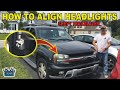 How To Align Headlights - Chevy Trailblazer (Andy’s Garage: Episode - 354)