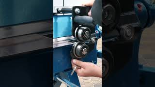 Einstellung Rollenschere - Rotary shears adjustment - Regulacja noża krążkowego #abkantbank #roof