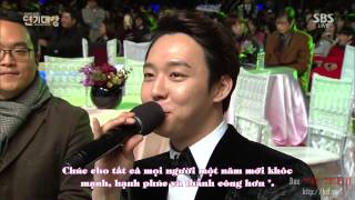 [Vietsub][31.12.2014] Full Park Yoochun SBS Drama Awards 2014 -  Top 10 stars\