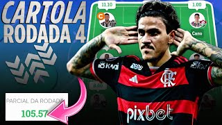 MITAMOOOS 104 PONTOS | DICAS RODADA #4 CARTOLA FC 2024