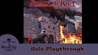 Solo Saturday - Shadowrift 2nd Edition - Solo Playthrough