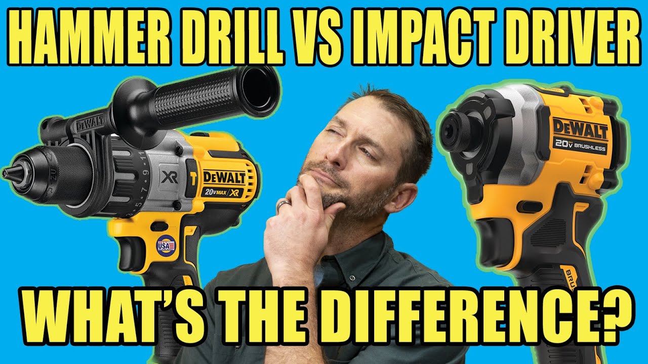 Hammer Drill VS Impact Driver | What's The Difference? - YouTube