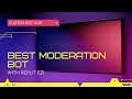 [2023] Best Moderation Discord Bot | Replit | Custom Bot Hub