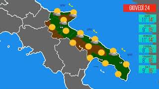 Previsioni meteo del 24.11.2022 PugliaPress TV