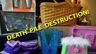 eBay DEATH PILE DESTRUCTION Episode #14 NEED YOUR HELP WITH SOMETHING!