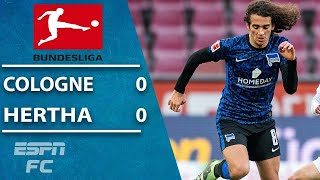 Matteo Guendouzi & Hertha Berlin held by FC Cologne | ESPN FC Bundesliga Highlights