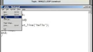 Oracle pl sql tutorial - While Loop Statement #18