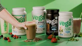 Vega plant-packed protein. More of what you want in every scoop.