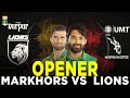 Opener | UMT Markhors vs Nurpur Lions | Match 8 | Bahria Town Champions Cup 2024 | M9A1K