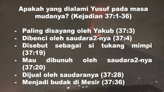 Belajar dari Yusuf (Kejadian 39:1-23)