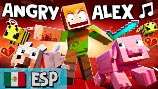 "ANGRY ALEX" 🎵 [VERSION B ESPAÑOL OFICIAL] Minecraft Animation Music Video - En Español Latino