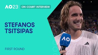 Stefanos Tsitsipas On-Court Interview | Australian Open 2023 First Round